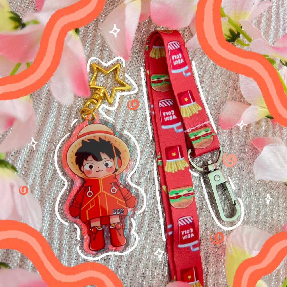 Futuristic Pirate King - Keychain