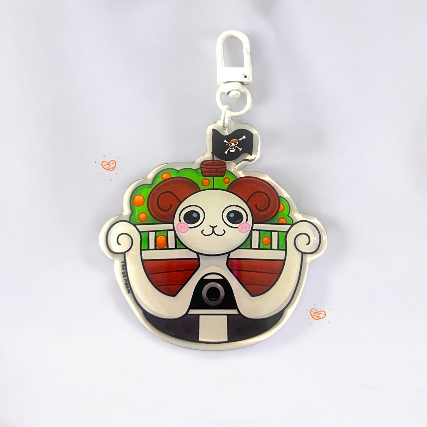 Pirate King Ram Ship-Keychain