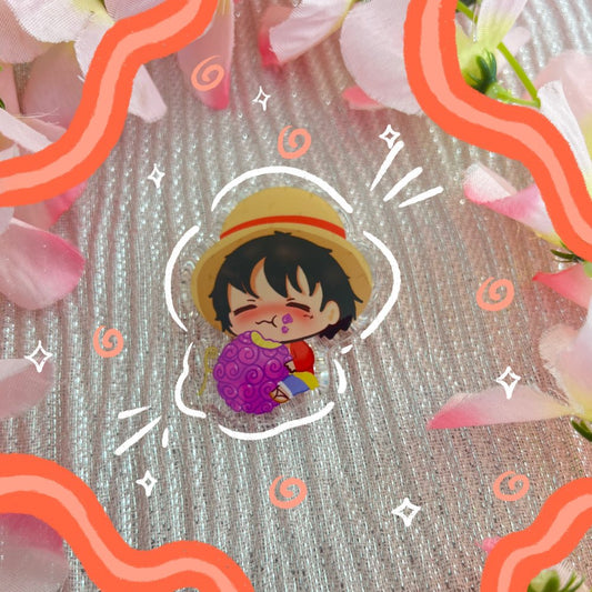 Pirate King eating fruit - Pin