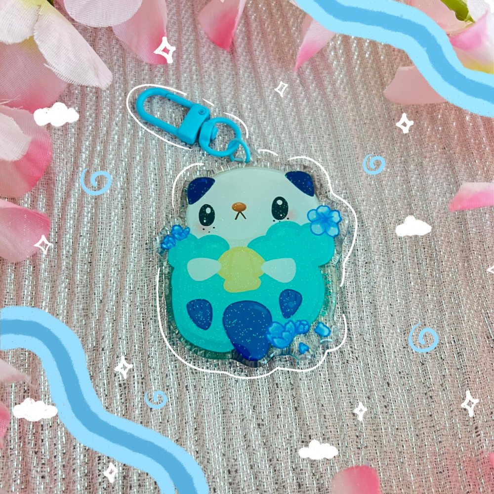 Cute Sea Otter - Keychain