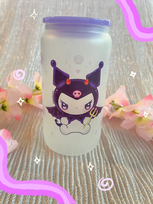 Devilish Bunny - Glass Cup