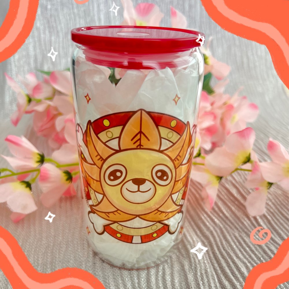 Pirate King Lion Ship - Glass Cup