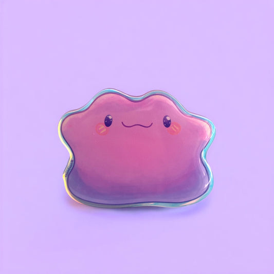 Cute Purple Slime- Pin