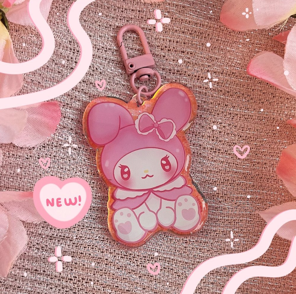 Cute Bunny - Keychain