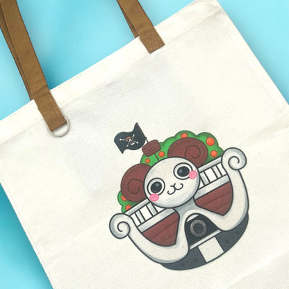 Pirate King Sheep Boat- Tote Bag