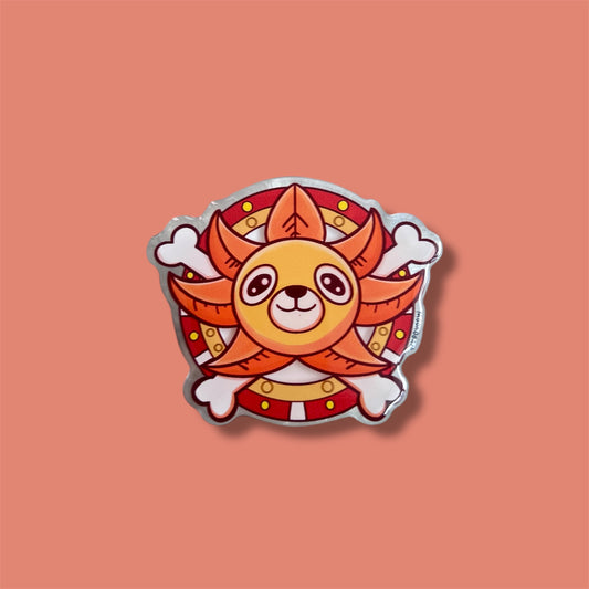 Pirate King Lion Ship - Sticker