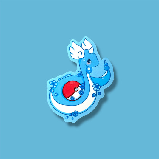 blue dragon- sticker