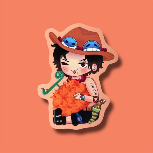 Fire fist pirate- sticker