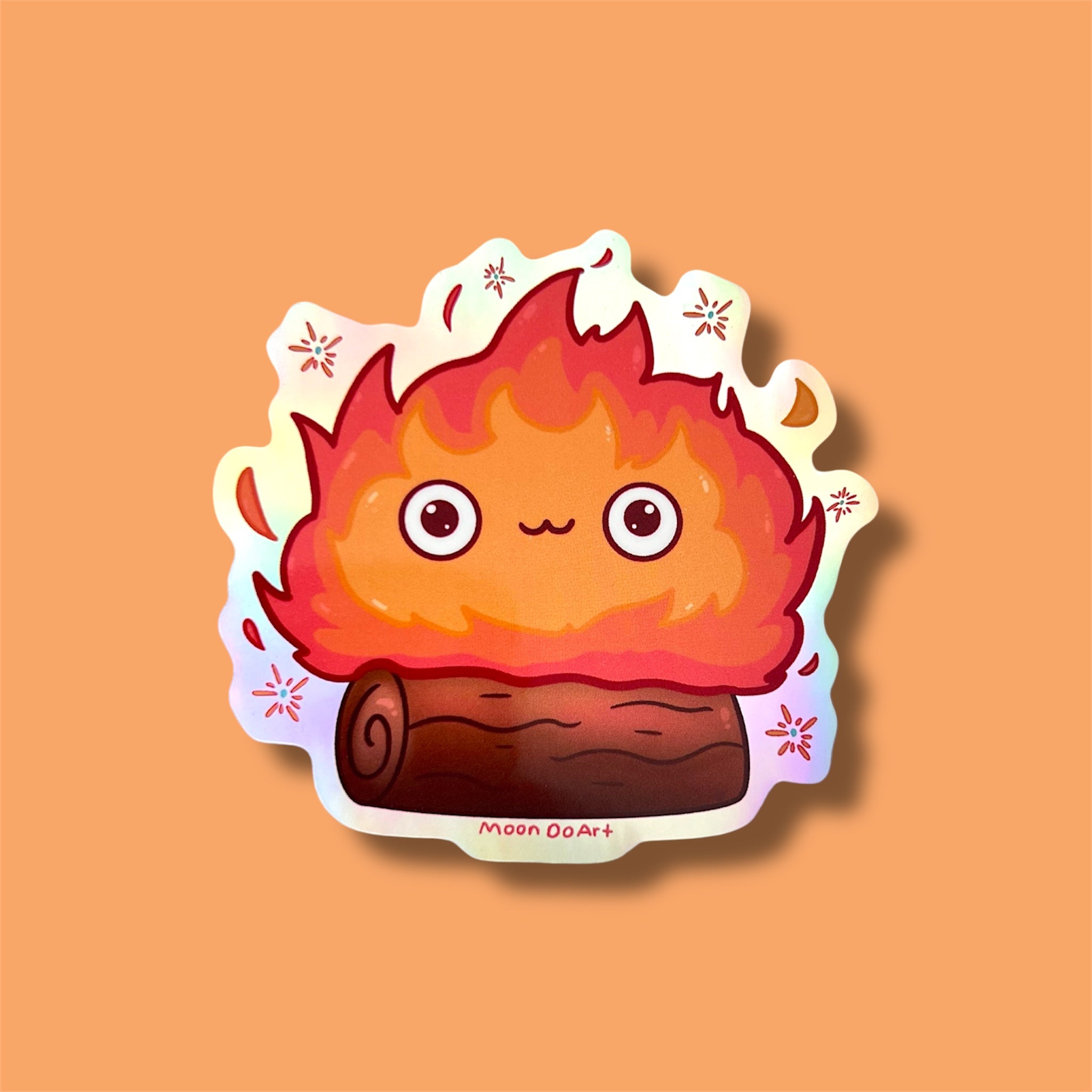 Cute Fire Demon - Sticker