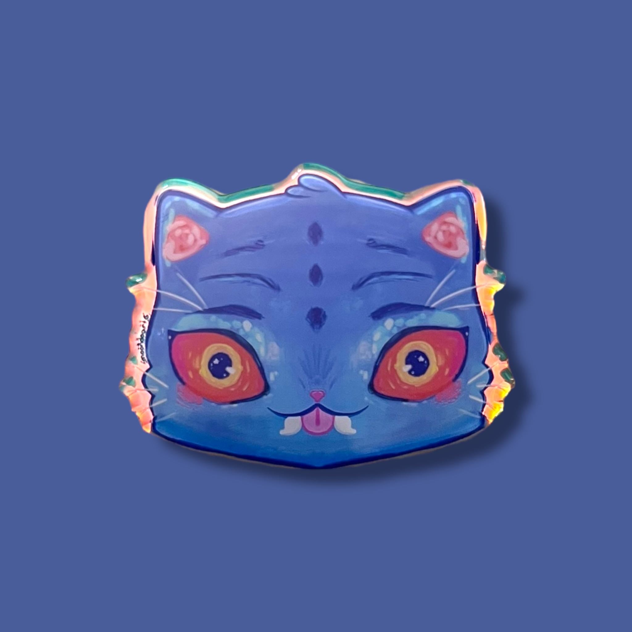 Blue Tiger Demon - Phone Grip