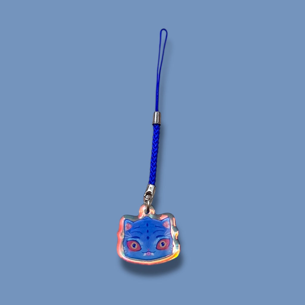 Blue Tiger Demon - Phone Charm