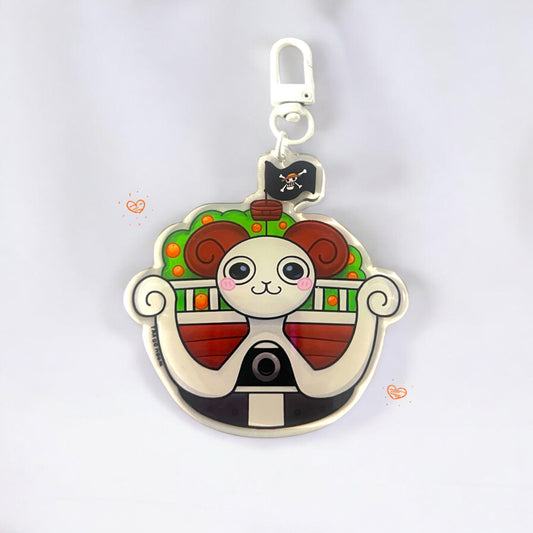 Pirate King Ram Ship-Keychain